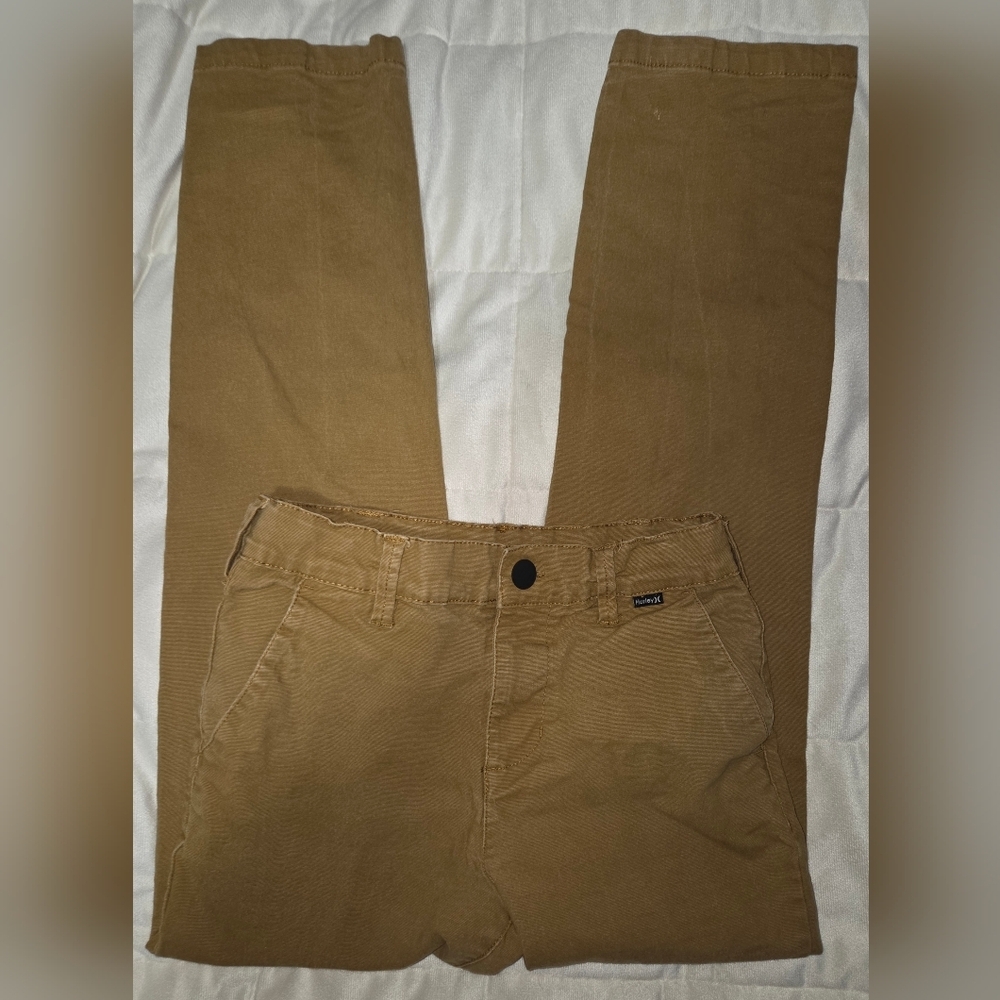 Hurley Boys Chino Pants Youth Size 12 Straight Leg - Picture 5 of 5